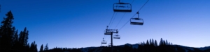 Chairlift at Night